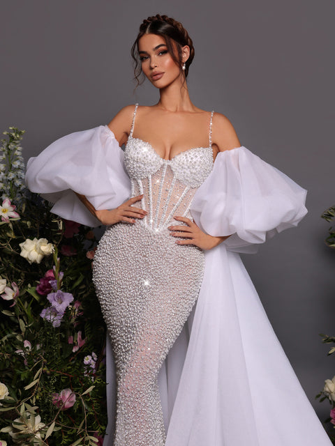 bridal gown
