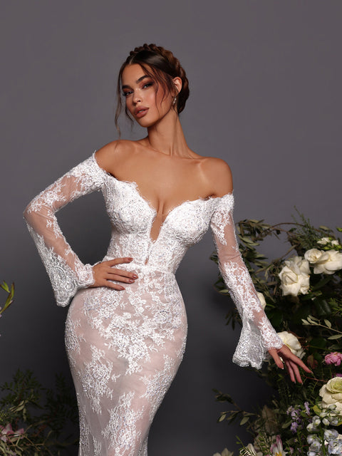 bridal gown