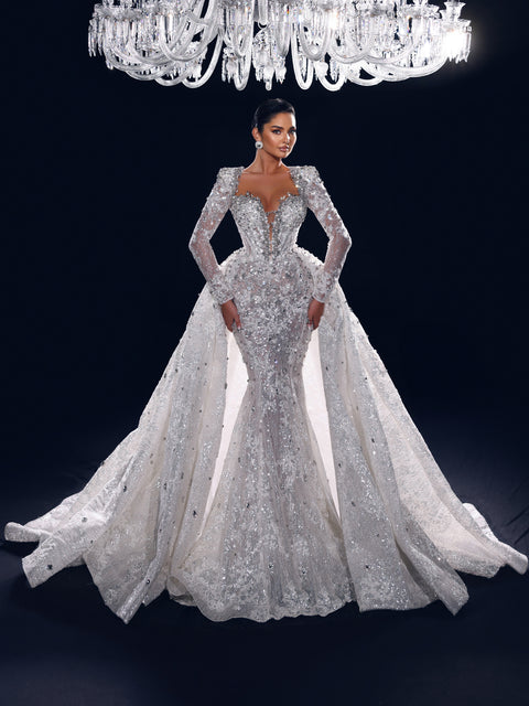 bridal evening gown