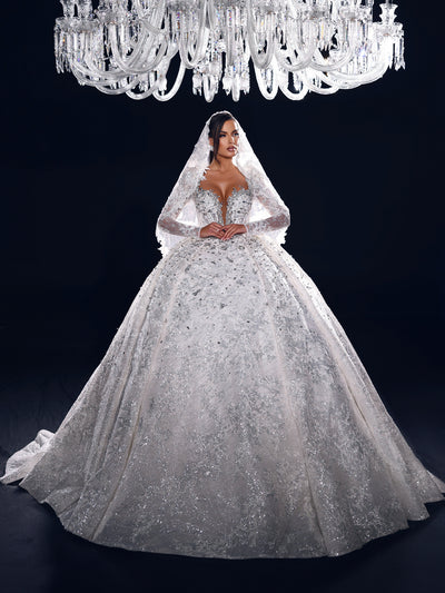 bridal evening gown