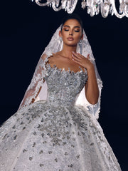 bridal evening gown