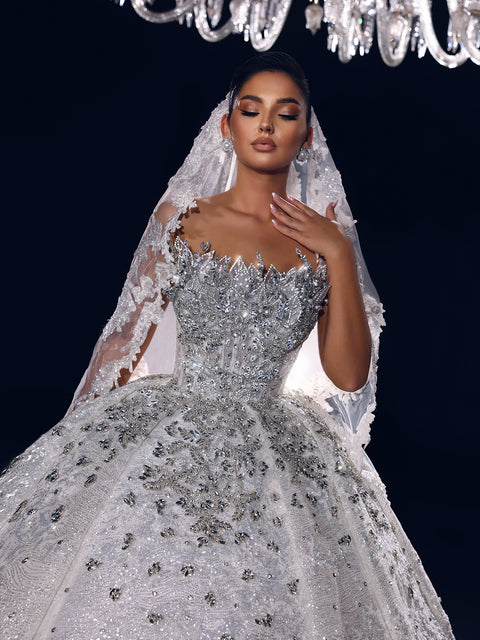 bridal evening gown