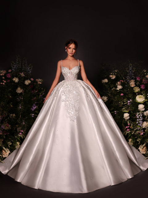 bridal evening gown