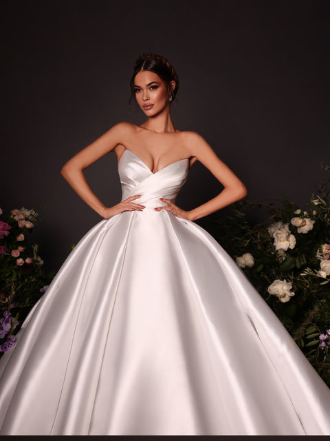 bridal evening gown