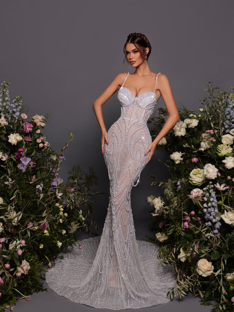 bridal gown