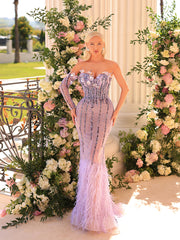 light purple evening gown